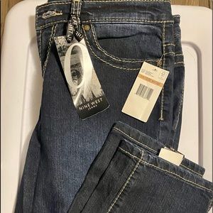 Nine West Date Night Jeans, Dark Wash, Size 12. Brand New with Tags